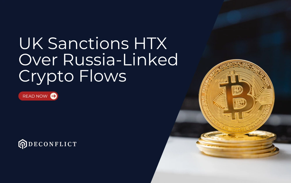 UK sanctions HTX for facilitating Russia-linked crypto flows