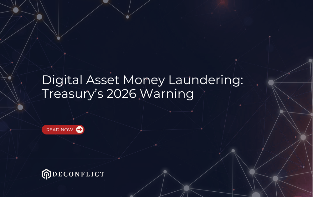 Treasury’s 2026 warning about digital asset money laundering, highlighting key risks, laundering methods, and compliance actions.
